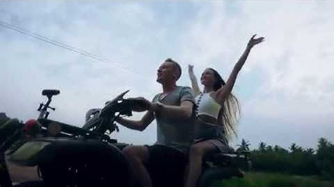 GitUp F1 4K Action Camera on Motorcycle