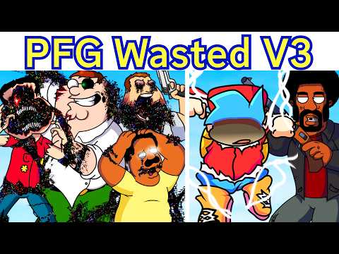 FNF Pibby Family Guy: Universal Collision - Wasted V3 (Jerome & BF vs The Guys) PFG UC C1