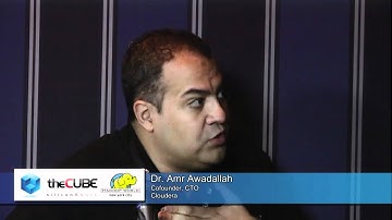 Dr. Amr Awadallah, Cloudera CTO, Customers Not at Risk of Vendor Lock-in- Hadoop World 2011- theCUBE