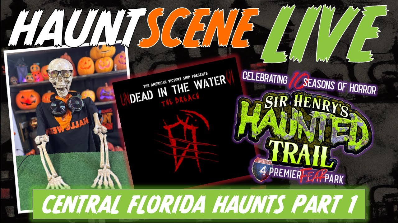 HauntScene Live Replay - Central Florida Haunts Part 1