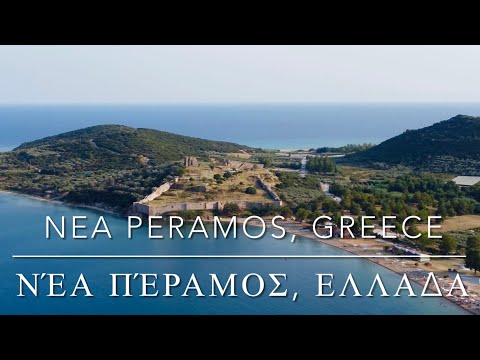 Nea Peramos, Greece 🇬🇷 - by drone 4K. #resort