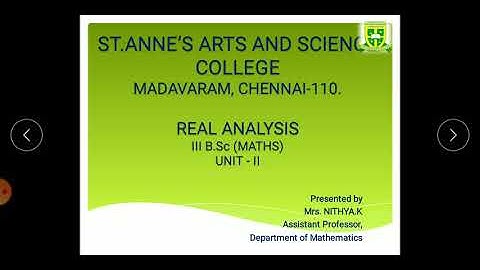 Real Analysis unit II notes 6 video