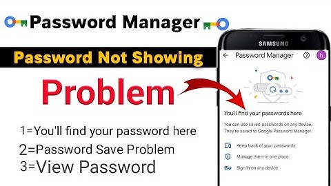 Password Manager You