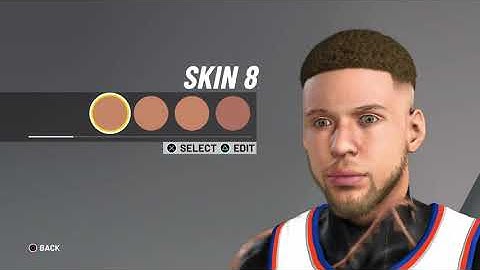 Stephen Curry face creation in Nba2k20