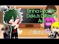 Bnha react to Deku's Different Au's || Villain! Deku || Part 1