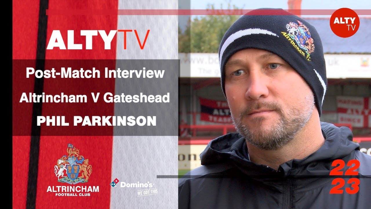 PHIL PARKINSON, Altrincham V Southend Utd, Post-Match Interview