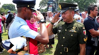 Moment Haru pelantikan prajurit siswa TNI AU angkatan 44 | Lanud Adi SoeMarmo