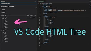 VS Code HTML Tree