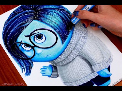 Inside Out ☼ Drawing Riley's Emotions - Sadness - Fear - Joy - Anger ...