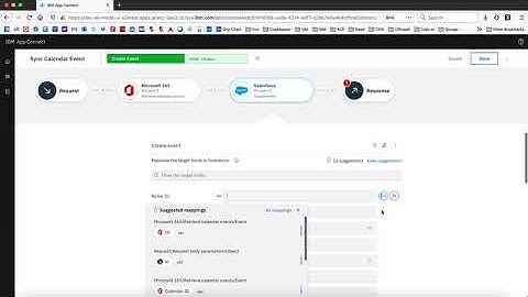 IBM App Connect - AI powered Mapping Assist