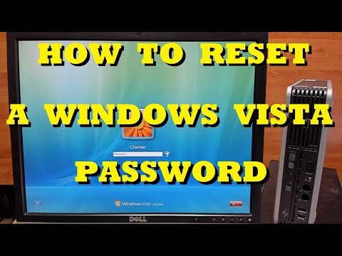 How to Reset a Password in Windows Vista