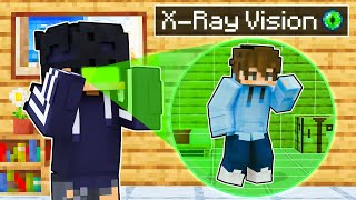 Using X-RAY VISION To Cheat In Minecraft!