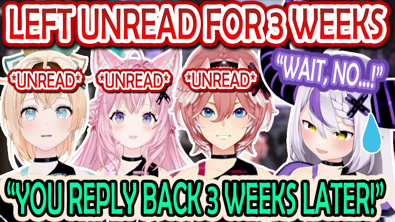 Iroha, Lui, and Koyori Are Furious At Laplus For Leaving Their Texts Unread For 3 Weeks