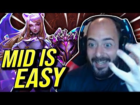 WTF! MID LANE IS TOO EASY!!! AUTOFILLED AHRI MID GAMEPLAY! - Road To Challenger | League Of Legends