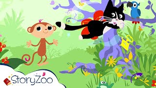 The Kitty-Cat Jig 🐱 | Sing along with Dirk Scheele Children's Songs & StoryZoo 🎶