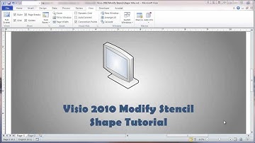 Visio 2010 Modify Stencil Shape Tutorial