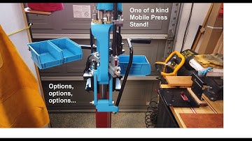 Mobile Reloading Press Stand Transformation: Final Form - Now One of a Kind!