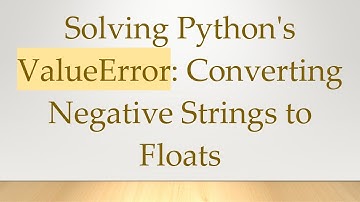 Solving Python