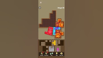 Adorable & Relaxing Gameplay | Puzzle Cats Shorts #satisfyingames #puzzle #braintestsolution