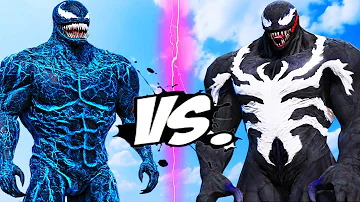 ¿Venom es azul o negro?