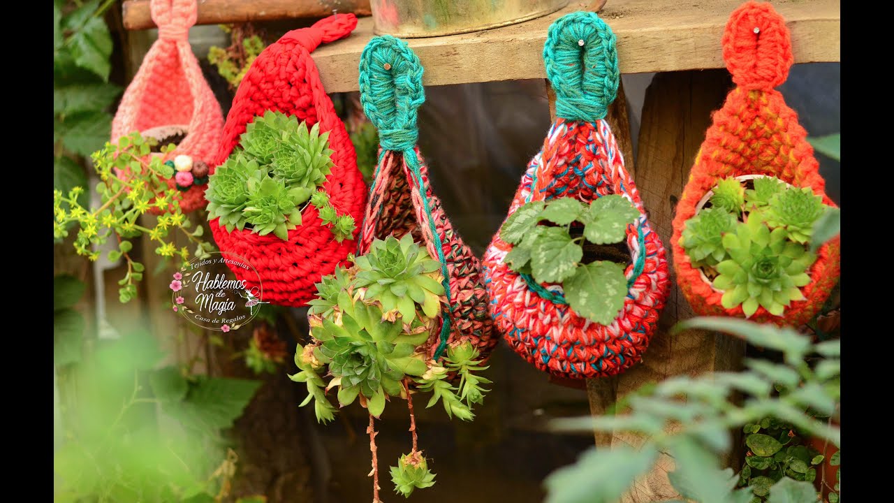 (Niditos Baskets) Пошаговое вязание крючком.