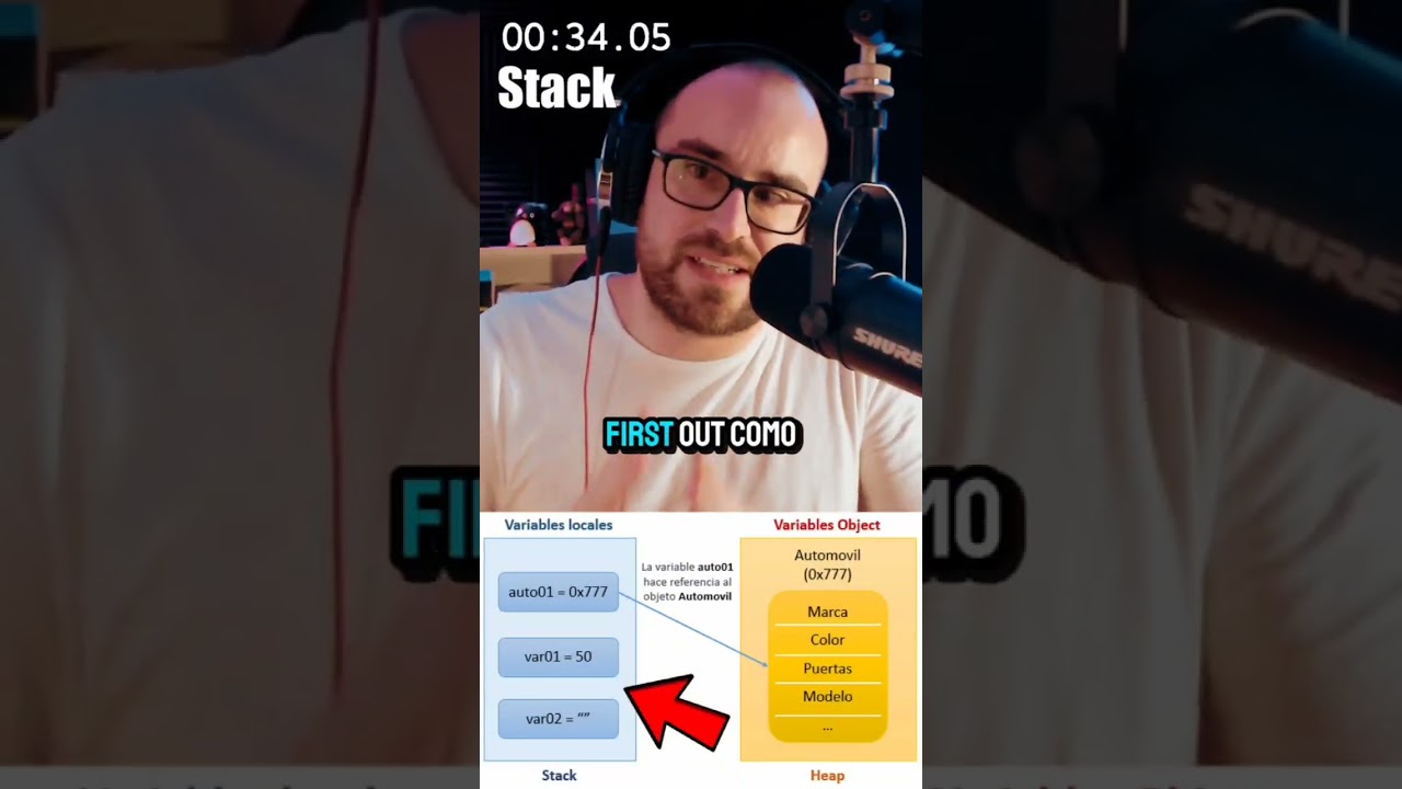 Diferencia entre Heap y Stack explicada en menos de 1 minuto