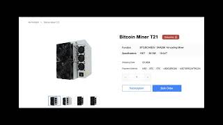 Bitmain Set To Ship Bitcoin Antminer T21 In January 2024