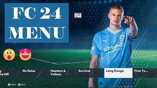 Ea Fc 24 Fifa 24 Start Up Screen Full Menu Walkthrough - Ps5