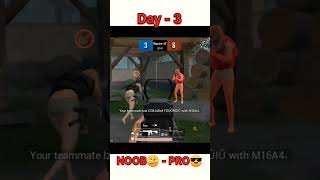 Day 3 Noob to pro in PUBG #pubgmobile #bgmi #pubglite #challenge #noob_to_pro #gaming #viral #shorts