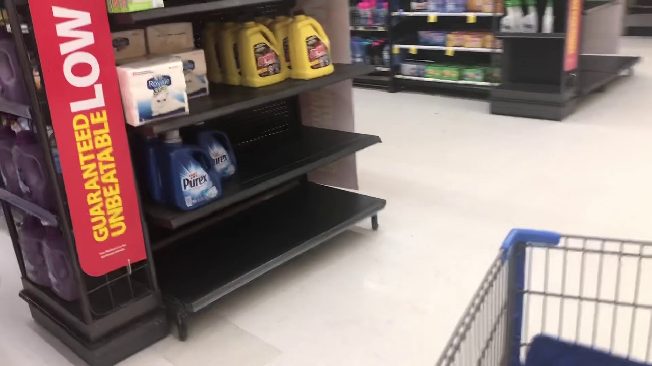 Coronavirus, COVID19, shopping at Walmart, Saskatoon, Sk, March 18/