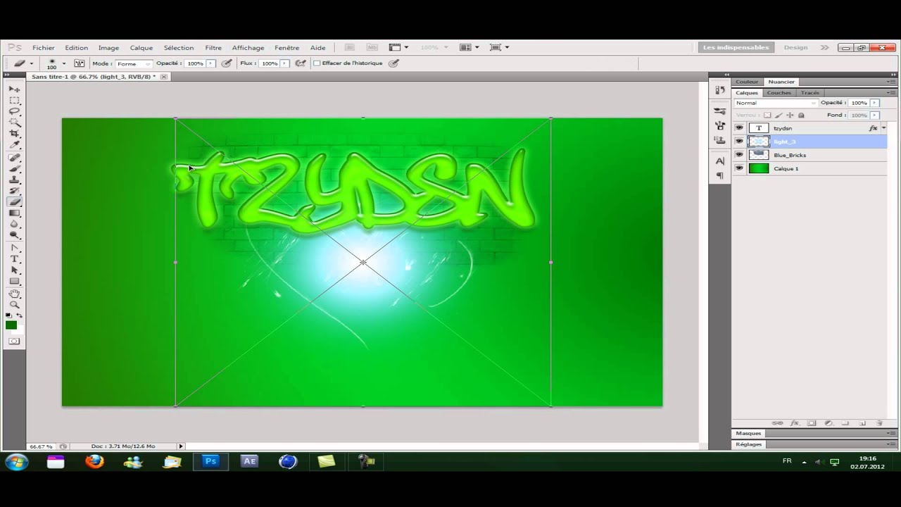 Tutoriel Créer un wallpaper avec By TweezYDesigN YouTube