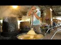 Amazing 150 years of history coconut farm process of making coconut sugar  thai street food