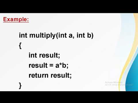 Functions in C