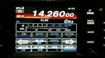 Yaesu FT-991 voice record and playback on air.