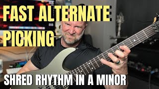 Fast Alternate Picking Metal Riff in A Minor (Jai Yen Yen Part 2)