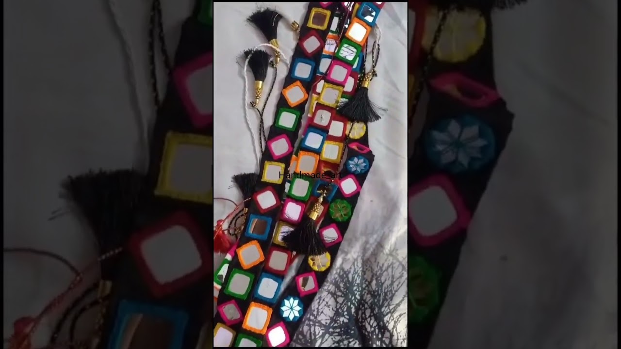 mirrorwork belt design / waist belt design
