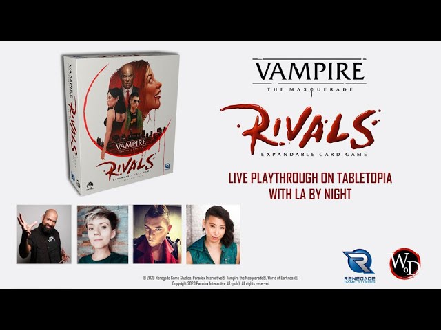 Rivals Expandable Card Game Beta Tournament Software — Vampire The  Masquerade - Rivals Expandable Card Game