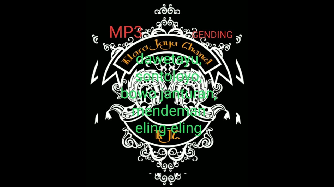 MP,3 GENDING-GENDING JARAN KEPANG (PJKP_MSB, ful gending janturan,