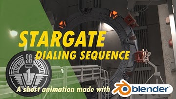 Stargate SG1 Dialing Sequence (short animation made with Blender)
