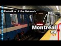 Montreal's Metro Network Evolution