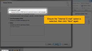 configuring a pop email account with ssl in outlook 2010 by webnchor.net