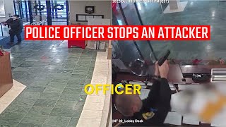 Police Officer Stops Armed Attacker in Dearborn Michigan