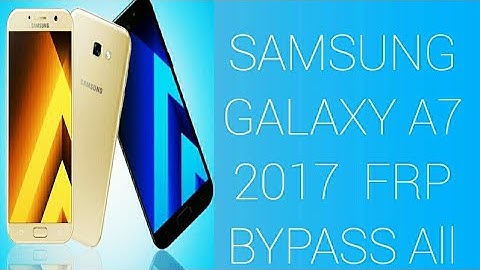 Samsung SM-A720F Android 8.0 Remove Google Account || FRP Bypass