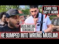 Muslim educates h0stle christian  speakers corner