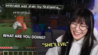 Miyoung Bullying Her Mom in Minecraft | kkataMOM Wants to be a Pro Gamer