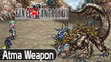 Final Fantasy VI Pixel Remaster - Atma Weapon Boss Fight | [PC]