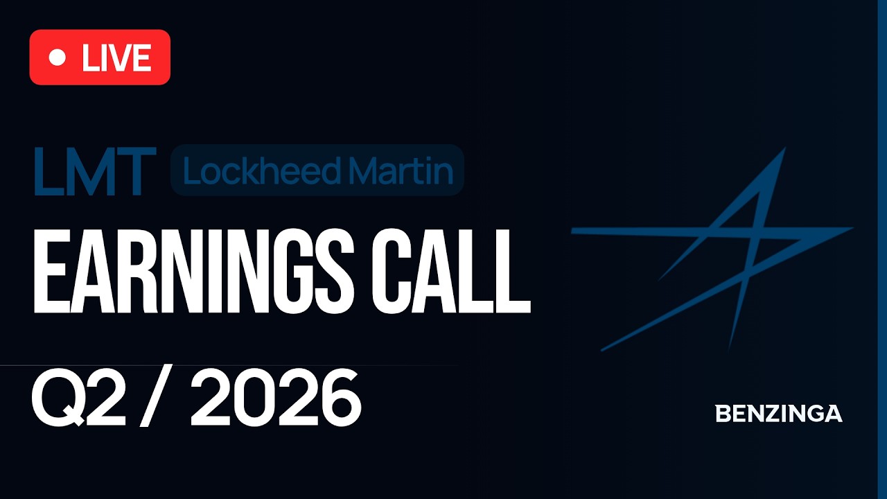 Lockheed Martin Q2 FY26 Earnings Call | $LMT | 🔴 WATCH LIVE