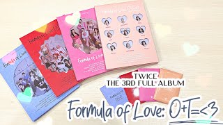 TWICE  FORMULA OF LOVE'  Full Set | Unboxing | Обзор | Распаковка | Анбоксинг