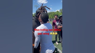 WHEN TROLLING CAM NEWTON GOES WRONG😂😂 full video out now ‼️ #trending #football #deestroying