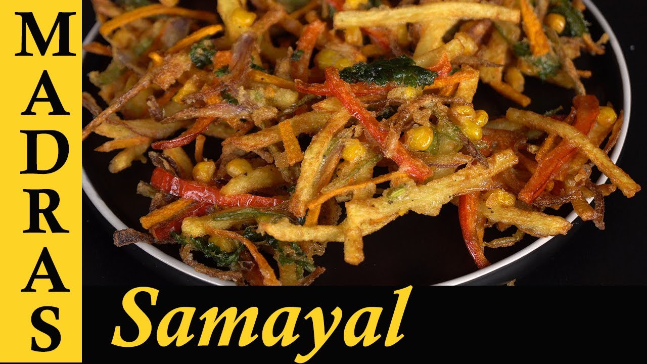 ⁣Korean Veg Tempura Recipe in Tamil | Korean Street Food | Crispy Fried Vegetables Recipe in Tamil